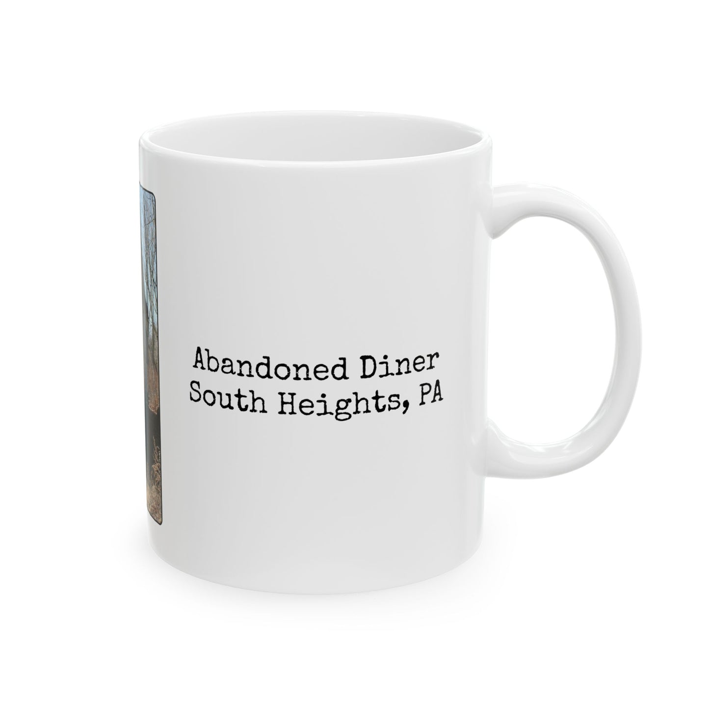 Abandoned Diner South Heights, PA - coffee mug