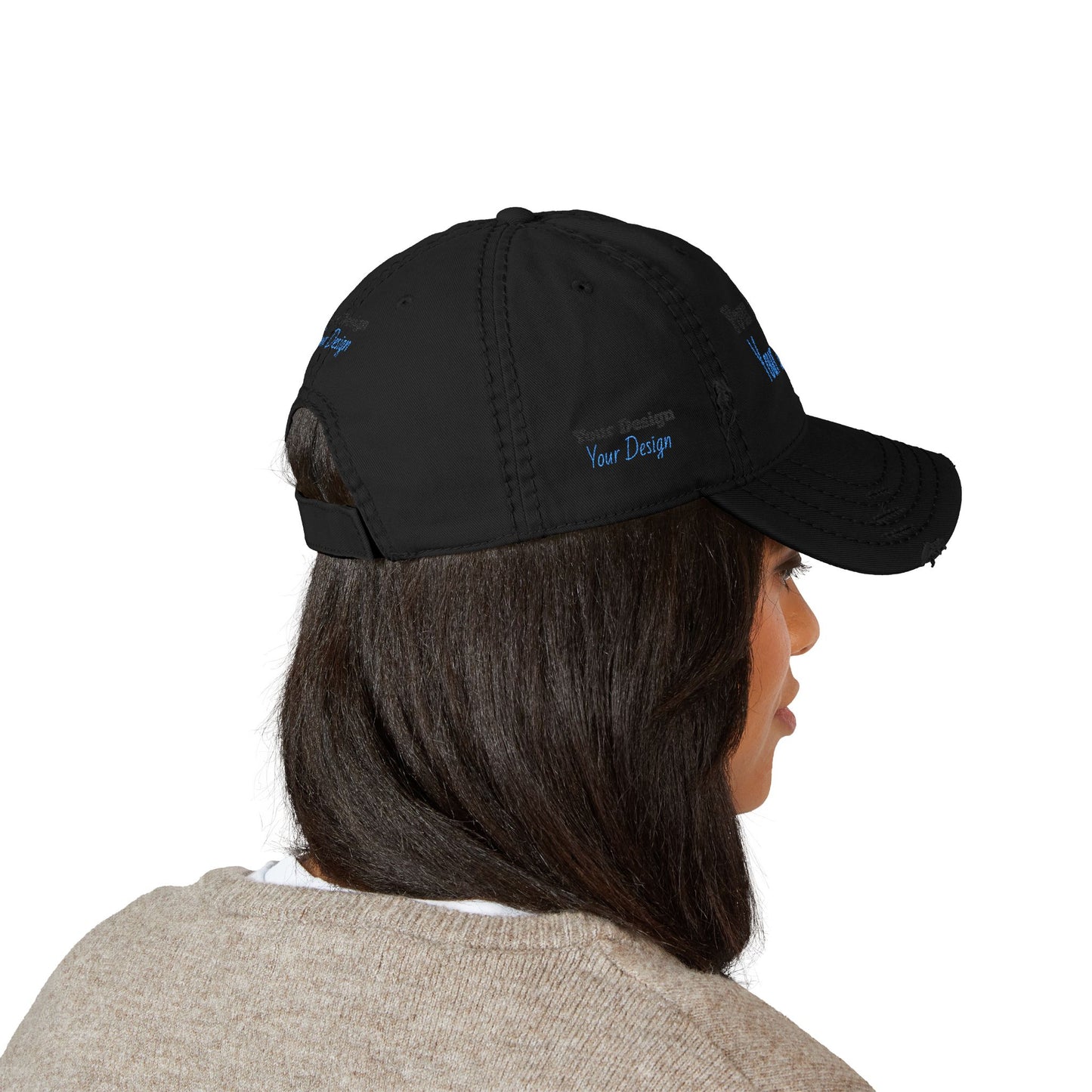OTTO(R) Cap 104-1018 Distressed Dad Hat, Custom Embroidered Cap, Casual Style Hat, Gift for Dad, Father's Day Gift, Outdoor Adventure Hat, Trendy Sports Hat