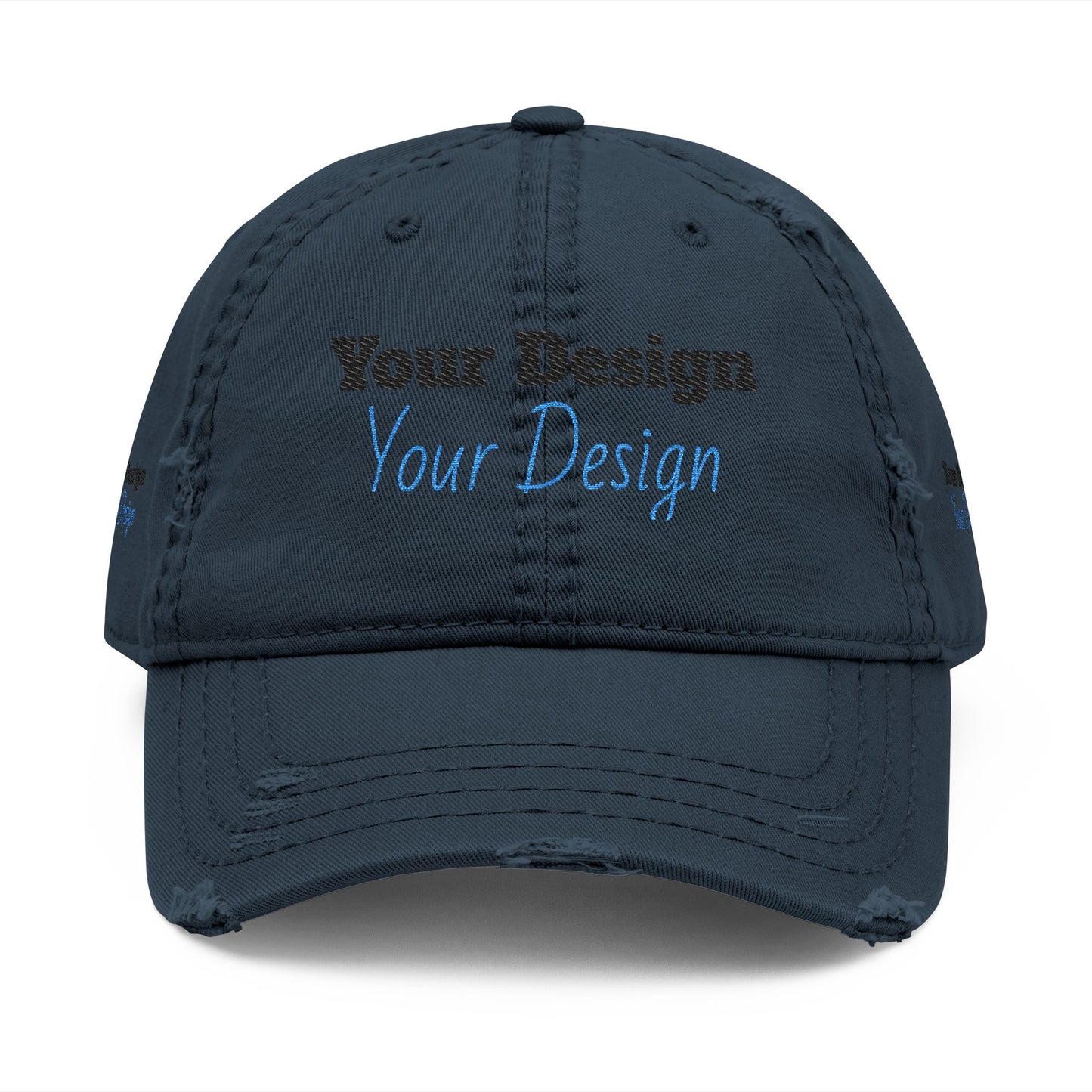 OTTO(R) Cap 104-1018 Distressed Dad Hat, Custom Embroidered Cap, Casual Style Hat, Gift for Dad, Father's Day Gift, Outdoor Adventure Hat, Trendy Sports Hat
