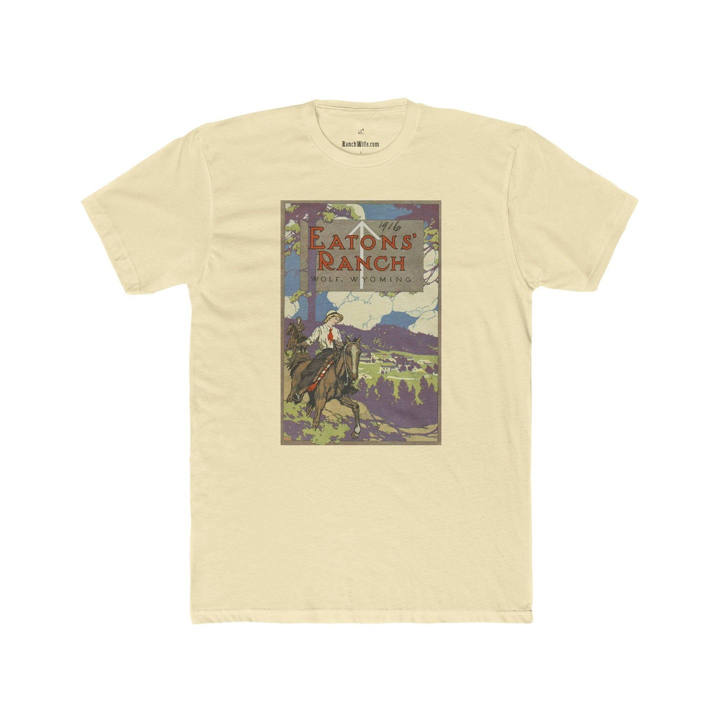 Eaton's Ranch Vintage Unisex Cotton Crew Tee, Texas Shirt, Gift for Texans, Graphic Tee, Casual Wear, Travel Souvenir, Retro Apparel