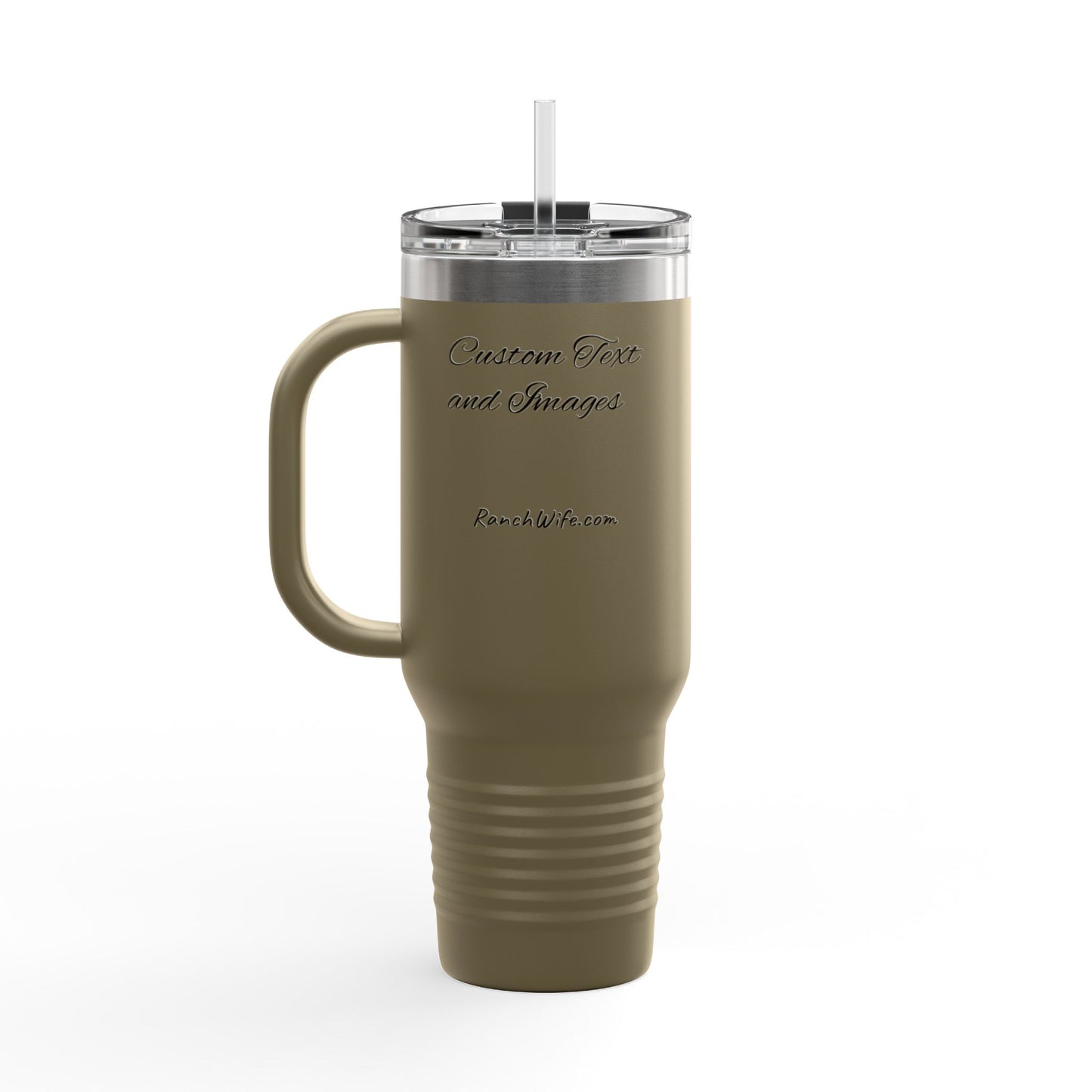 Personalized Insulated Travel Mug, 40oz - Perfect for Coffee Lovers, Great Gift for Birthdays, Holidays, Road Trips, and More