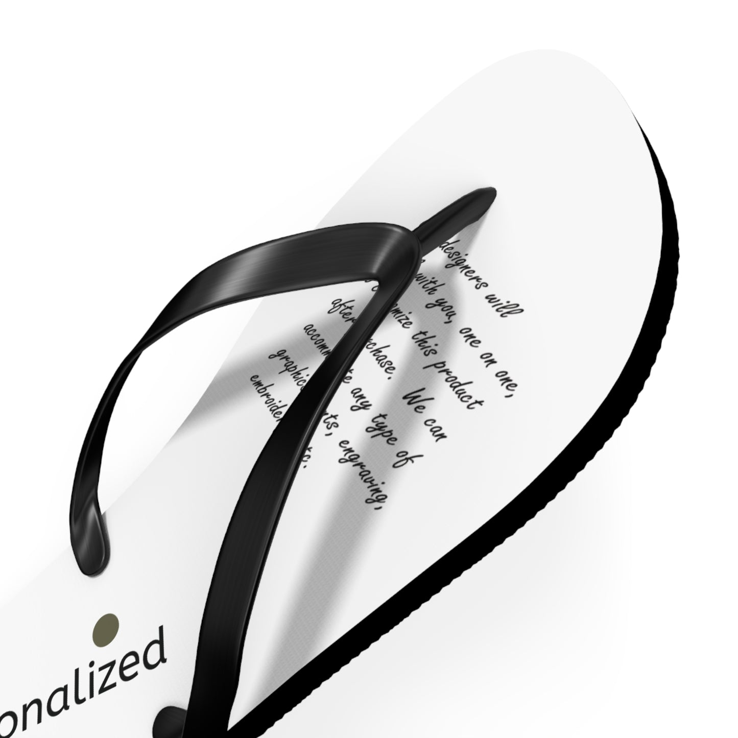 Customized / Personalized Flip Flops for Bridal Parties, Vacation Groups, Cruises Comfortable Beach Sandals