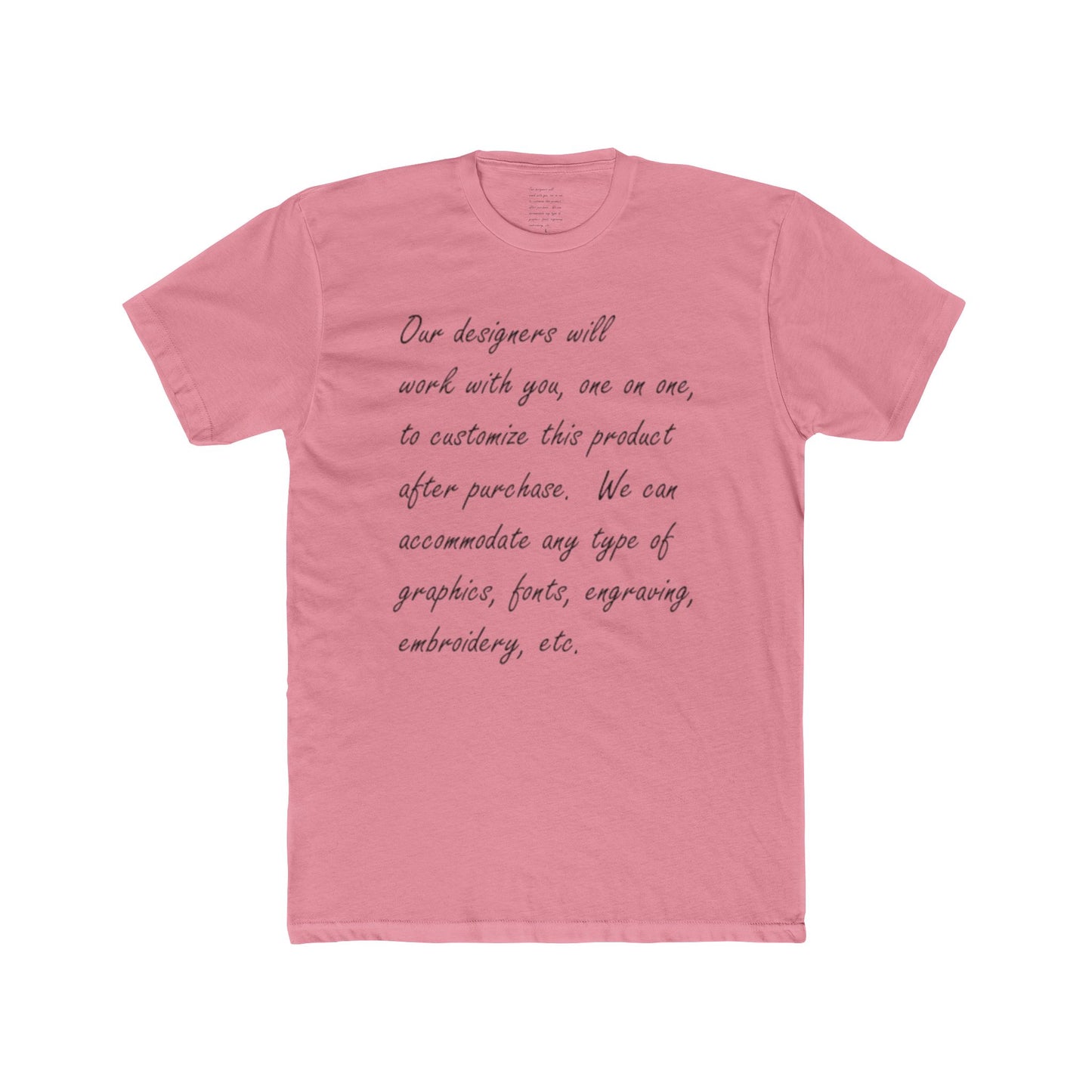Customizable Unisex Crew Tee - Perfect Gift for Parties, Fun Events, Group Gatherings