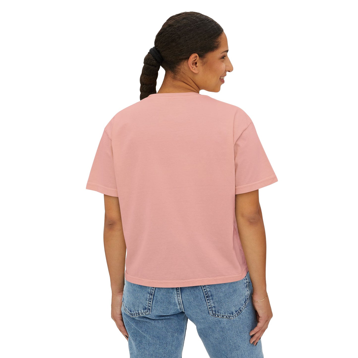 Pump Jack Women's Boxy Tee, Casual Graphic Tee, Summer Outfit, Relaxed Fit Top