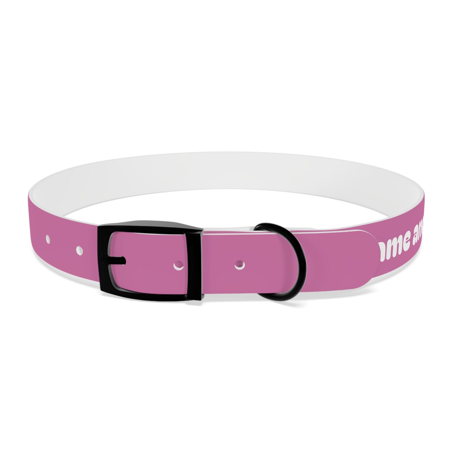 Chic Dog Collar for Stylish Pets, Customizable Pet Accessory, Gift for Dog Lovers, Durable Pink Collar, Fun Pet Fashion