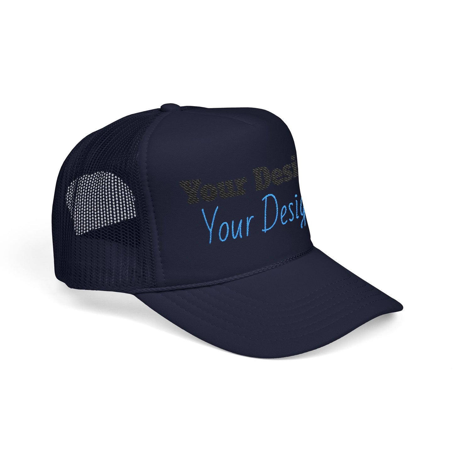 OTTO Cap · 39-165 Custom Embroidered Foam Trucker Hat - Personalized Gift, Summer Accessory, Outdoor Cap, Beachwear, Event Merch