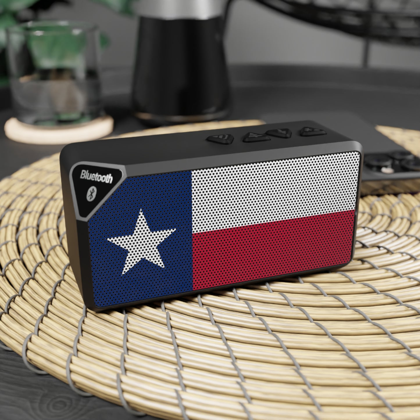 Texas State Flag Bluetooth Speaker - perfect for tubing, boating, bathroom speakers, camping and more!