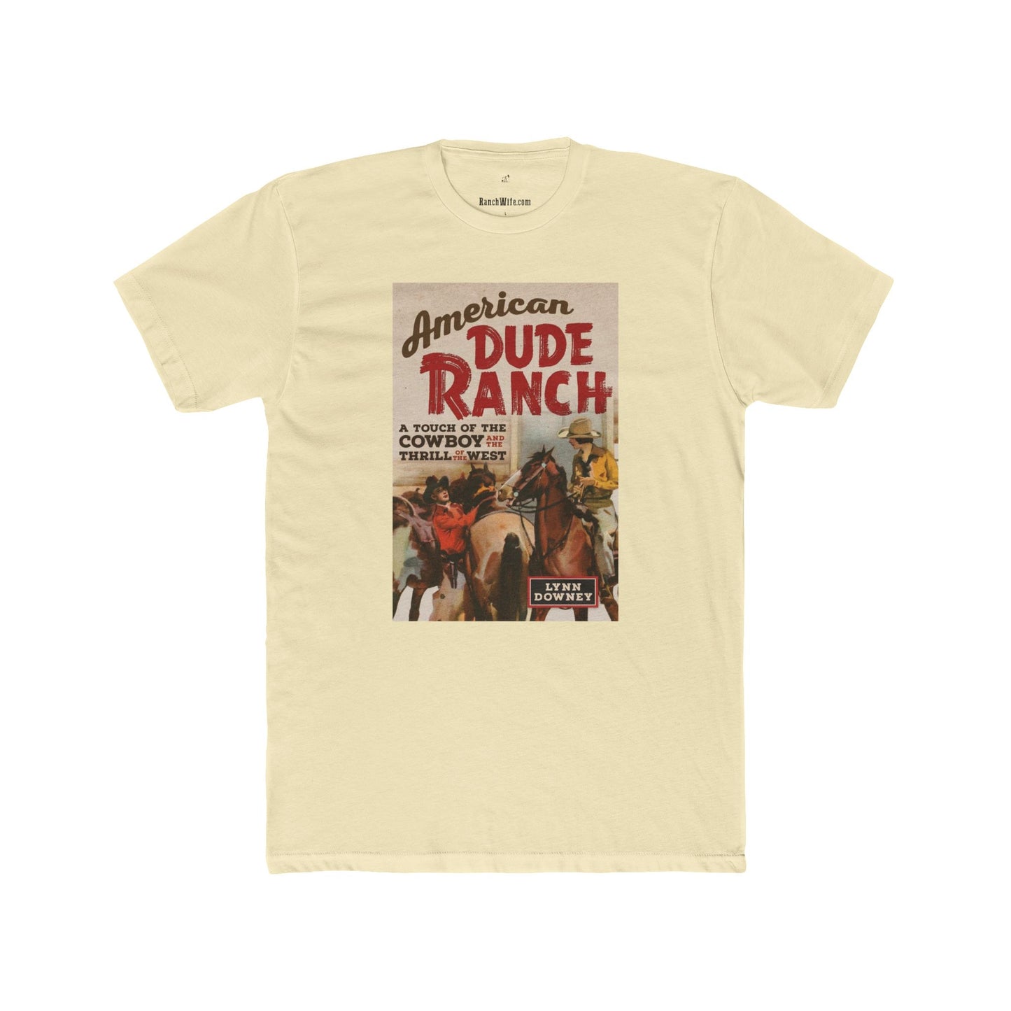 American Dude Ranch Vintage Unisex Cotton Crew Tee, Texas Shirt, Gift for Texans, Graphic Tee, Casual Wear, Travel Souvenir, Retro Apparel