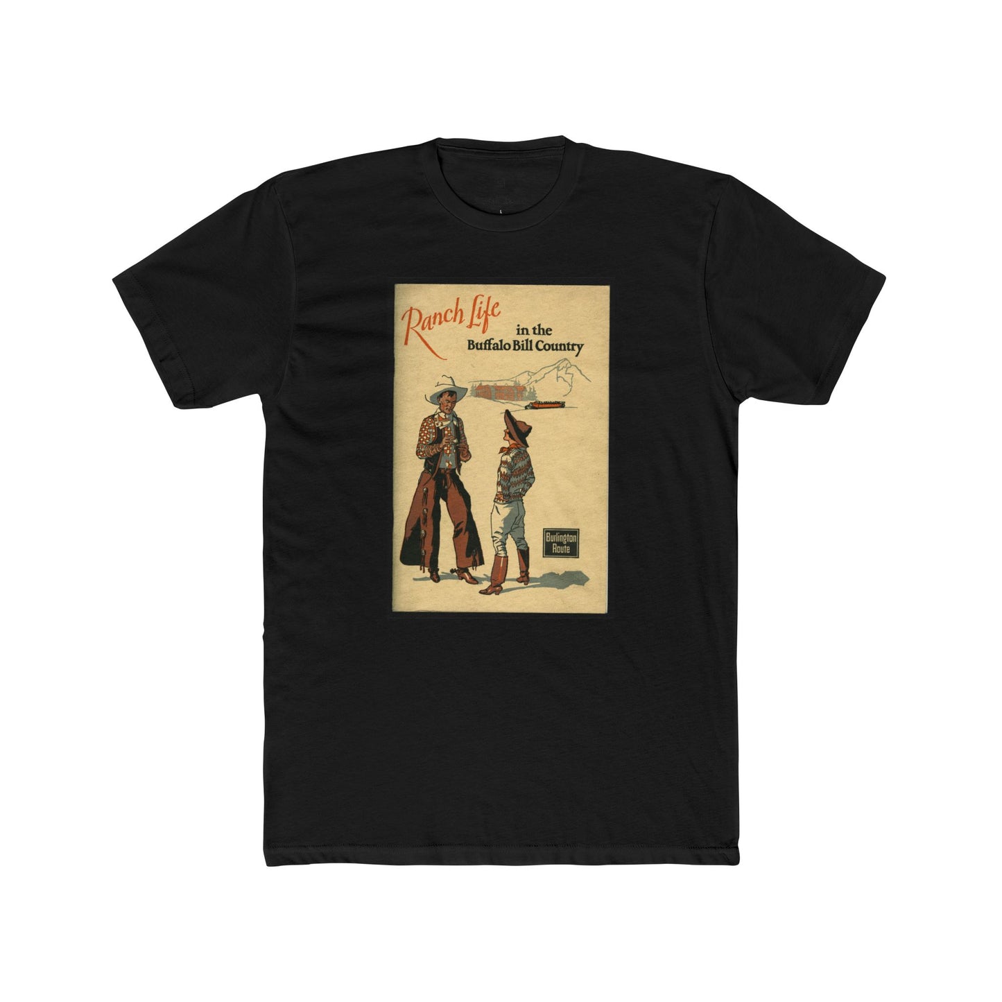 Ranch Life Buffalo Bill Vintage Unisex Cotton Crew Tee, Texas Shirt, Gift for Texans, Graphic Tee, Casual Wear, Travel Souvenir, Retro Apparel