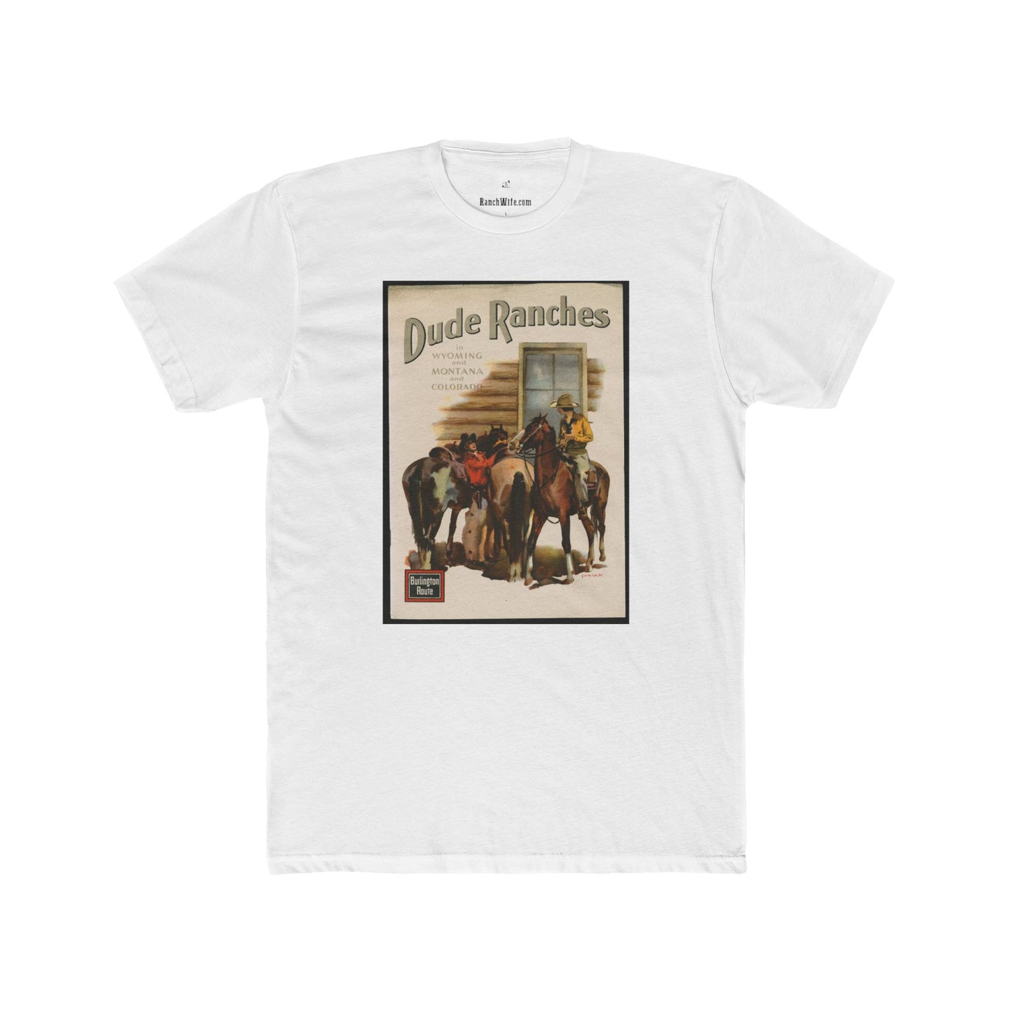 Dude Ranch Vintage Unisex Cotton Crew Tee, Texas Shirt, Gift for Texans, Graphic Tee, Casual Wear, Travel Souvenir, Retro Apparel