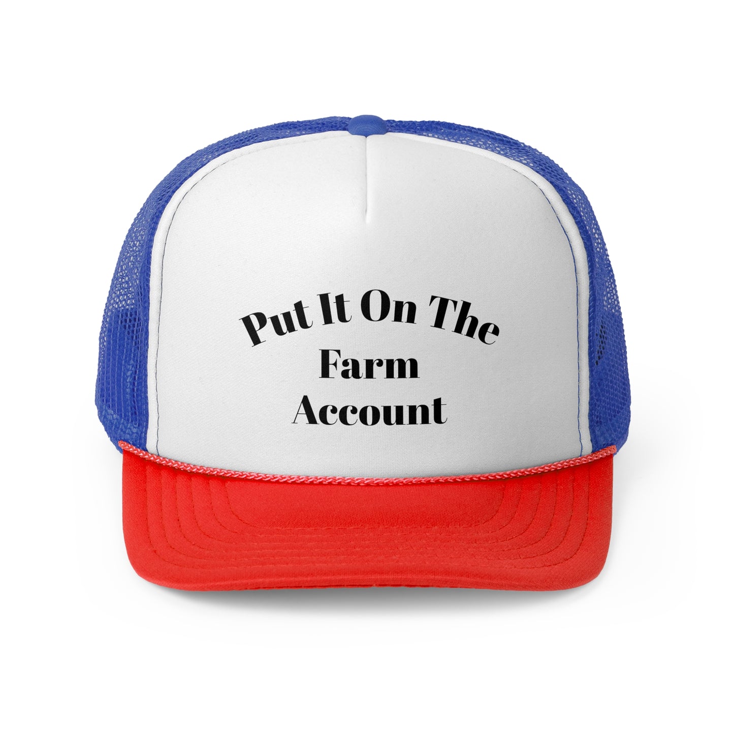 Farm Account Trucker Cap - Fun Farm Hat, Gifts for Farmers, Outdoor Adventures, Country Life, Farm-Themed Apparel