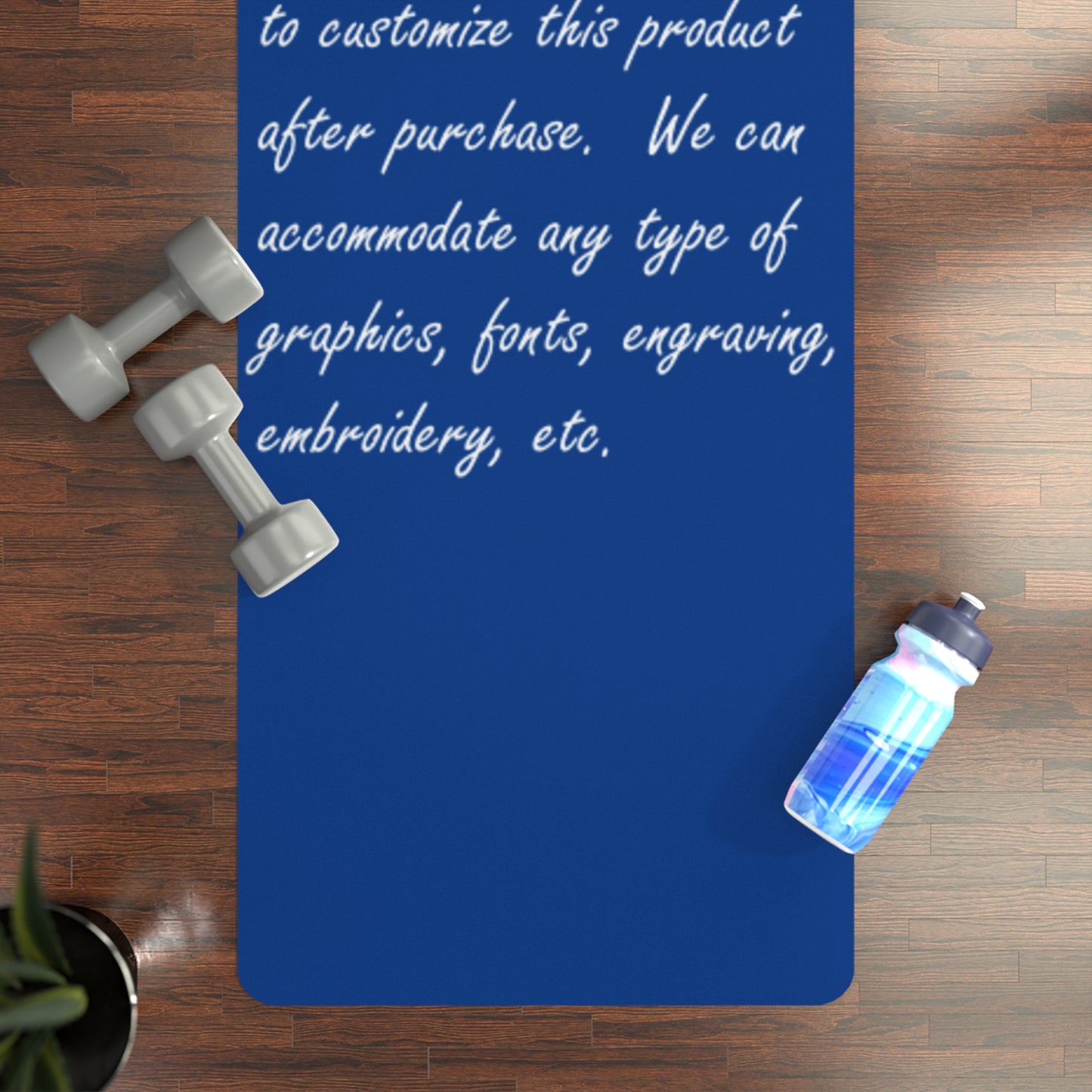 Premium Rubber Yoga Mat for Comfortable Practice, Non-Slip Exercise Mat for Home Workouts, Stylish Fitness Gear, Personalized Yoga Mat