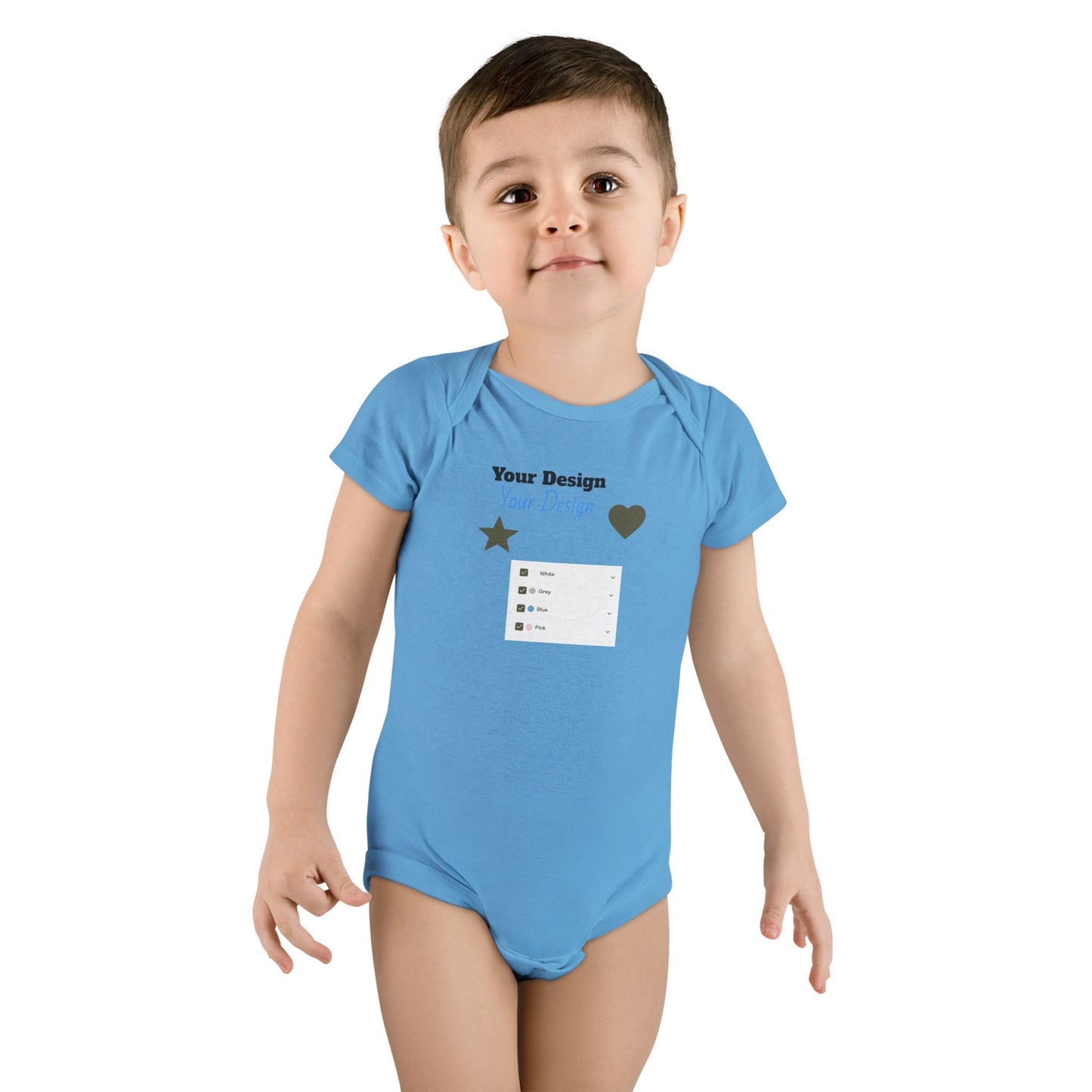 Customizable Baby Onesie, Baby Shower Gift, Newborn Outfit, Cute Baby Clothes, Family Reunion Apparel, 100% Cotton Bodysuit