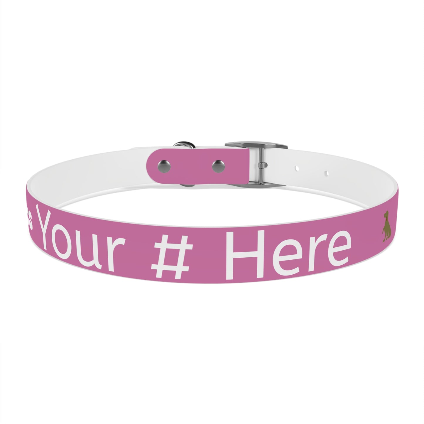 Chic Dog Collar for Stylish Pets, Customizable Pet Accessory, Gift for Dog Lovers, Durable Pink Collar, Fun Pet Fashion