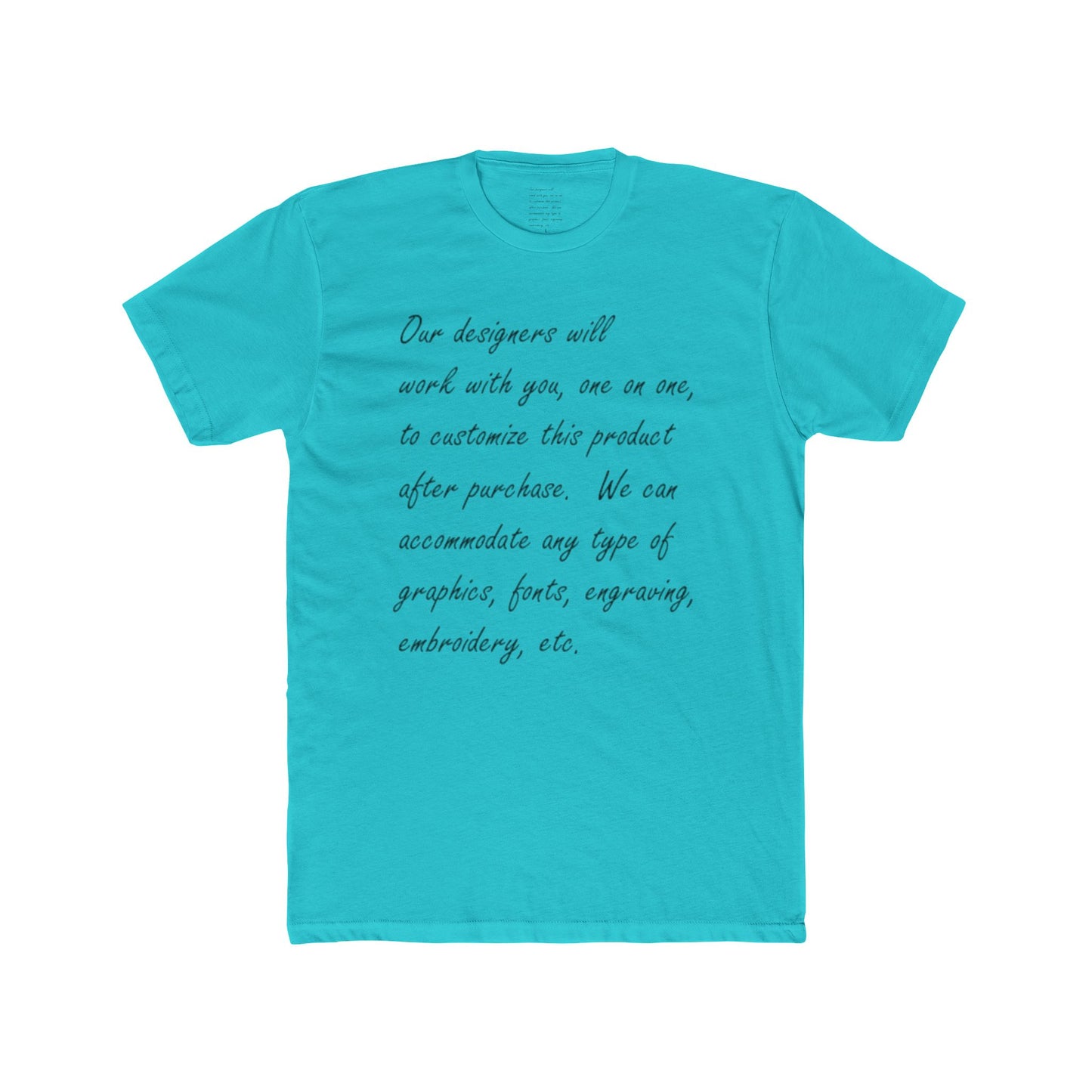 Customizable Unisex Crew Tee - Perfect Gift for Parties, Fun Events, Group Gatherings