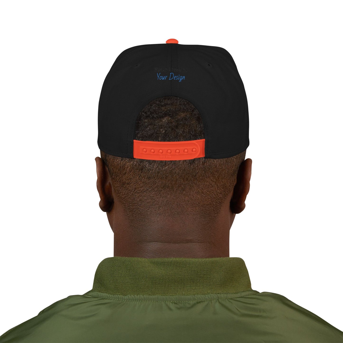 Custom Embroidered Snapback Cap, Trendy Hat, Personalized Gift, Streetwear Accessory, Unique Headwear, Gift for Him/Her OTTO Cap 125-978