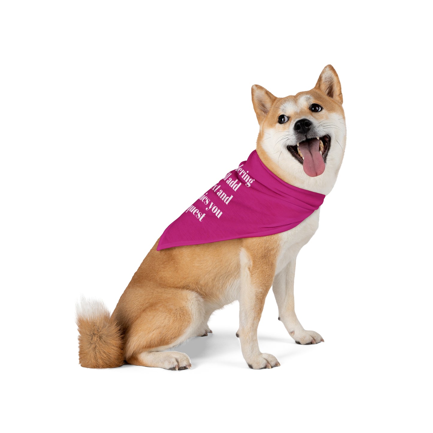 Personalized Pet Bandana for Dogs, Custom Pet Accessory, Cute Gift for Dog Lovers, Customizable Pet Apparel, Stylish Canine Fashion - Purple