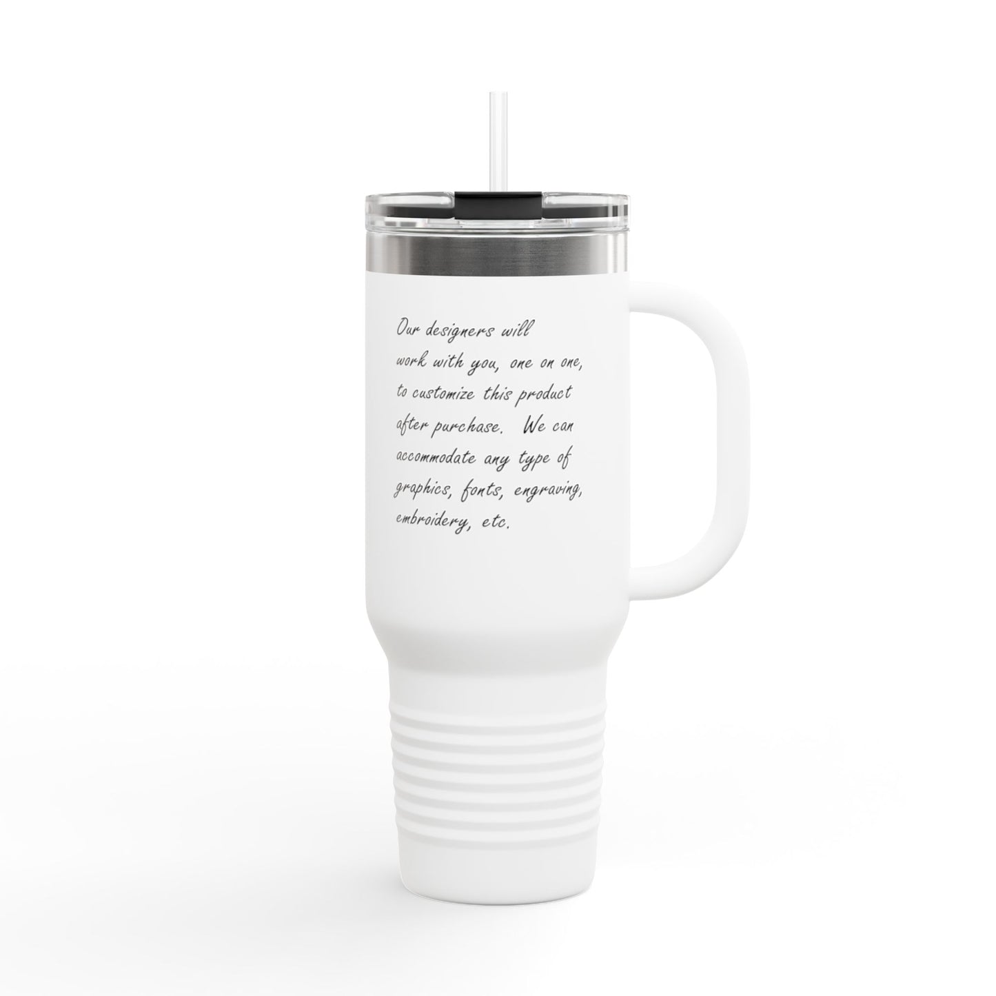 Personalized Insulated Travel Mug, 40oz - Perfect for Coffee Lovers, Great Gift for Birthdays, Holidays, Road Trips, and More