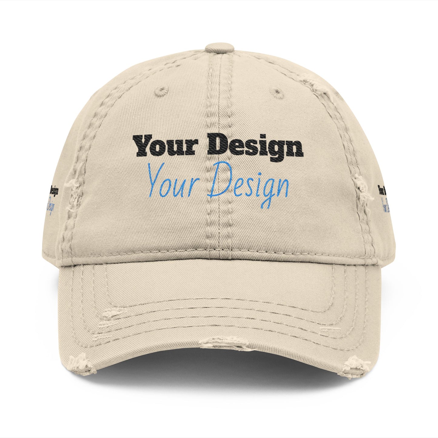 OTTO(R) Cap 104-1018 Distressed Dad Hat, Custom Embroidered Cap, Casual Style Hat, Gift for Dad, Father's Day Gift, Outdoor Adventure Hat, Trendy Sports Hat