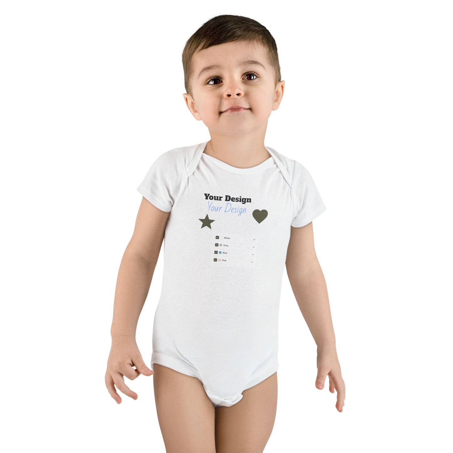 Customizable Baby Onesie, Baby Shower Gift, Newborn Outfit, Cute Baby Clothes, Family Reunion Apparel, 100% Cotton Bodysuit