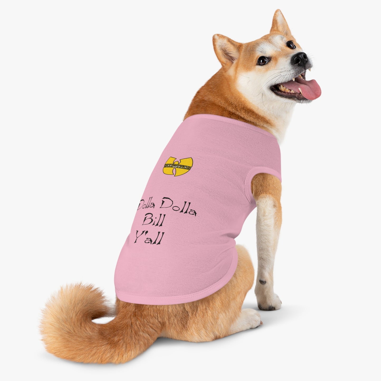 Wu-Tang Inspired Pet Tank Top, Funny Dog Apparel, Cute Canine Clothing, Pet Gift, Music Lover's Dog Shirt