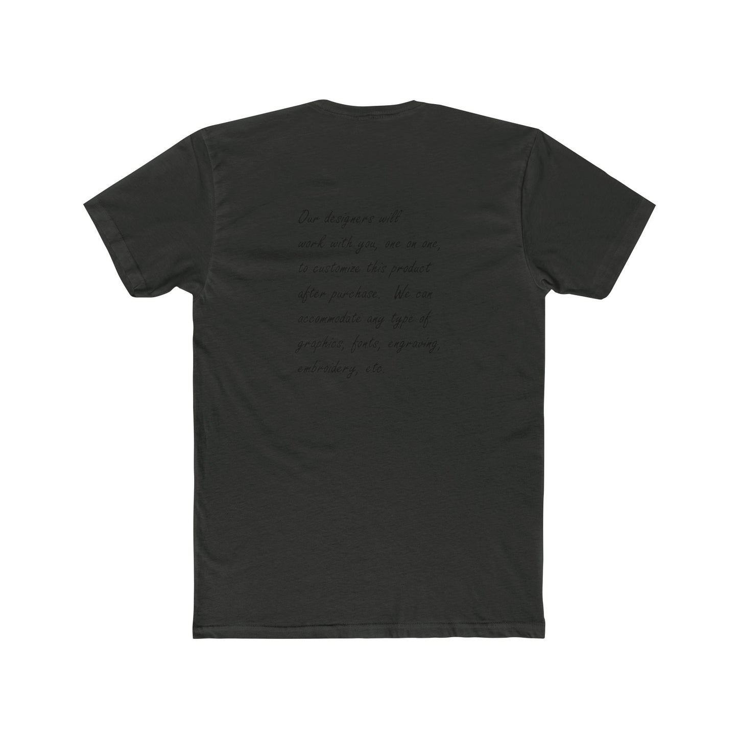 Customizable Unisex Crew Tee - perfect tshirt to highlight your event, business or brand