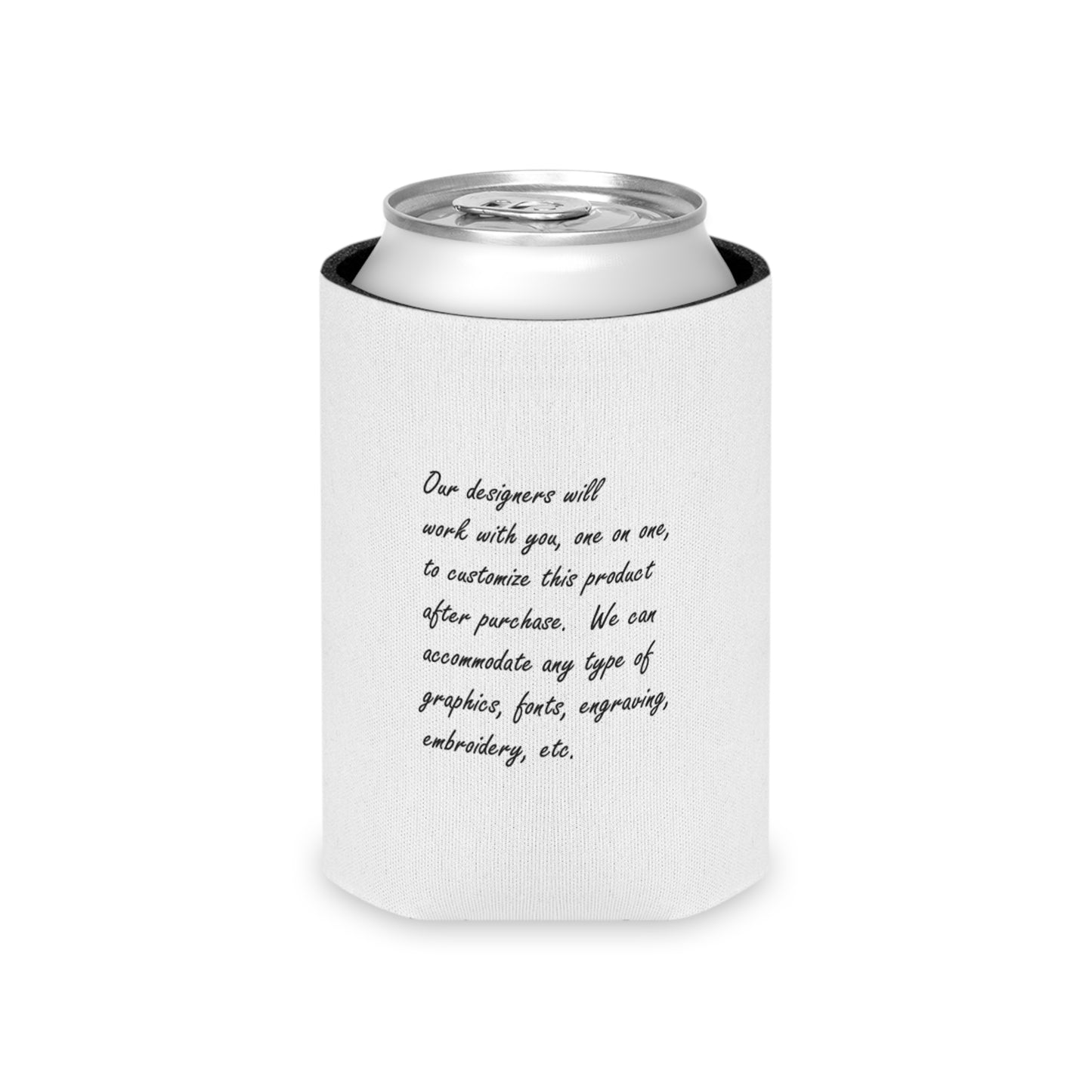 Custom Can foam chiller, Small Business Party Accessories, Giveawars, etc Customizable Drink Holders - many colors and custom designs