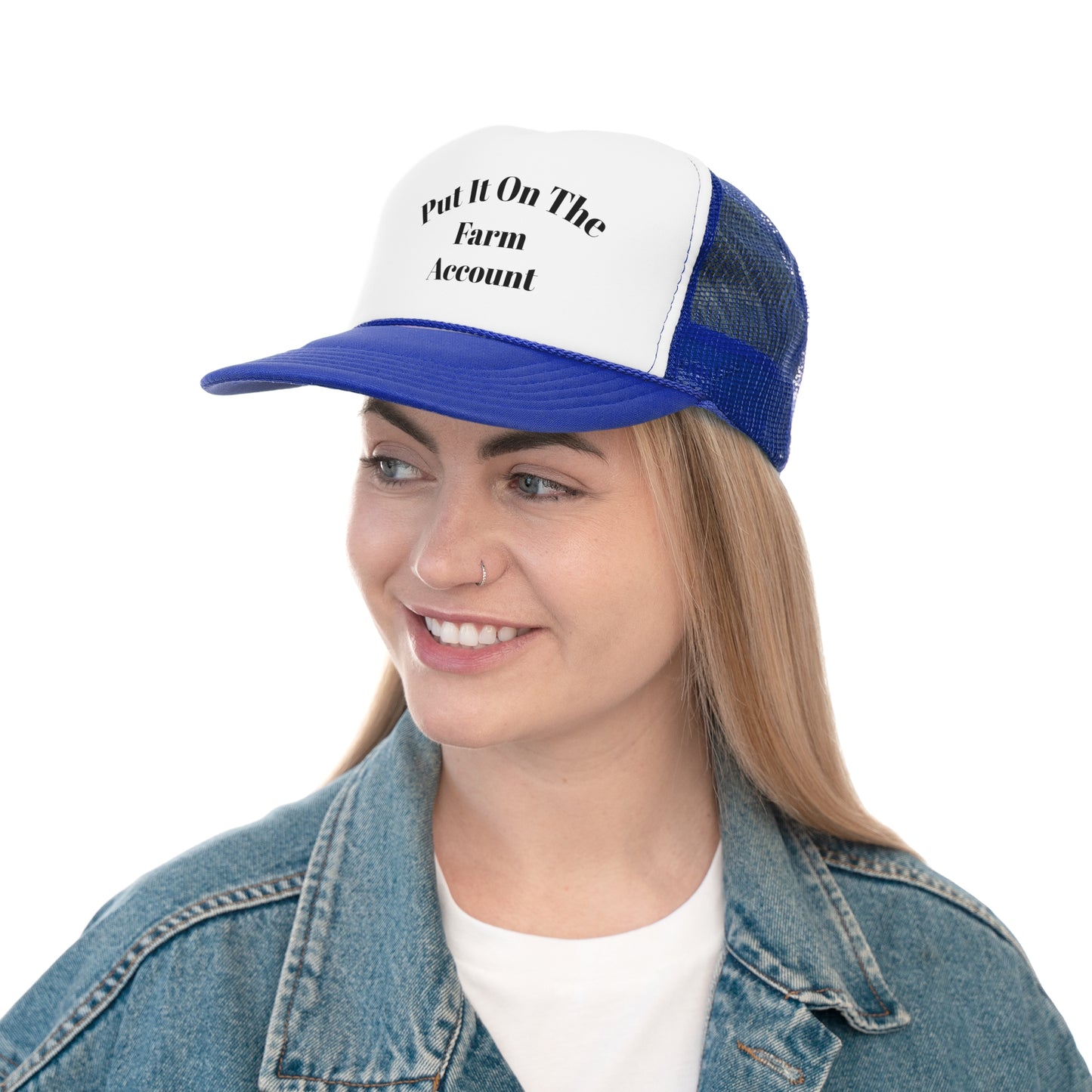 Farm Account Trucker Cap - Fun Farm Hat, Gifts for Farmers, Outdoor Adventures, Country Life, Farm-Themed Apparel
