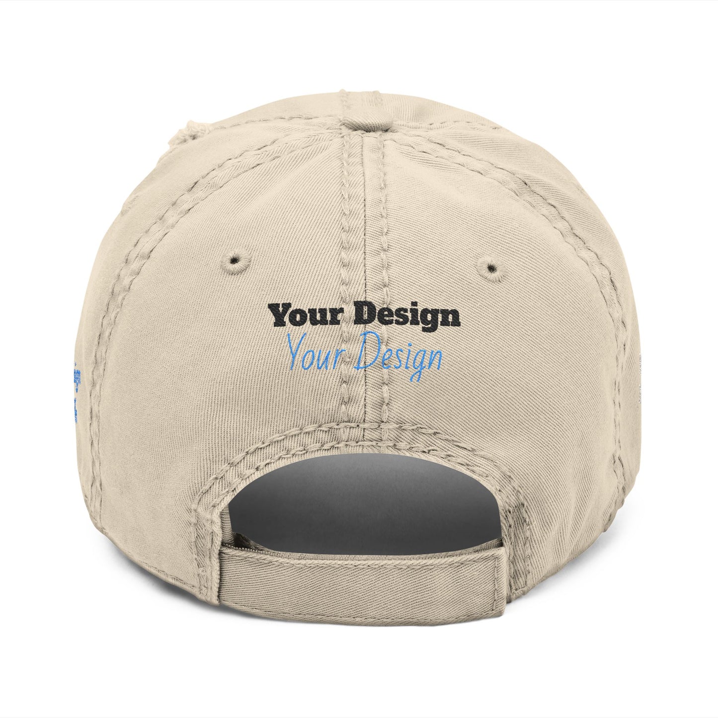 OTTO (r) Distressed Dad Hat - Custom Embroidered Cap, Personalization