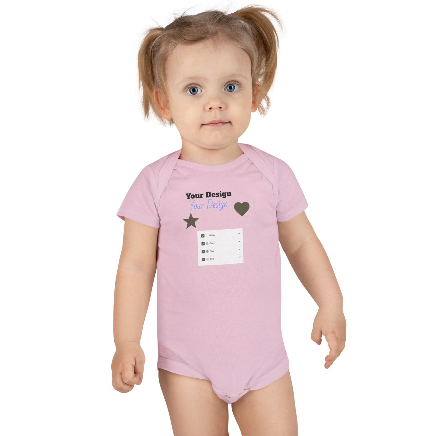 Customizable Baby Onesie, Baby Shower Gift, Newborn Outfit, Cute Baby Clothes, Family Reunion Apparel, 100% Cotton Bodysuit