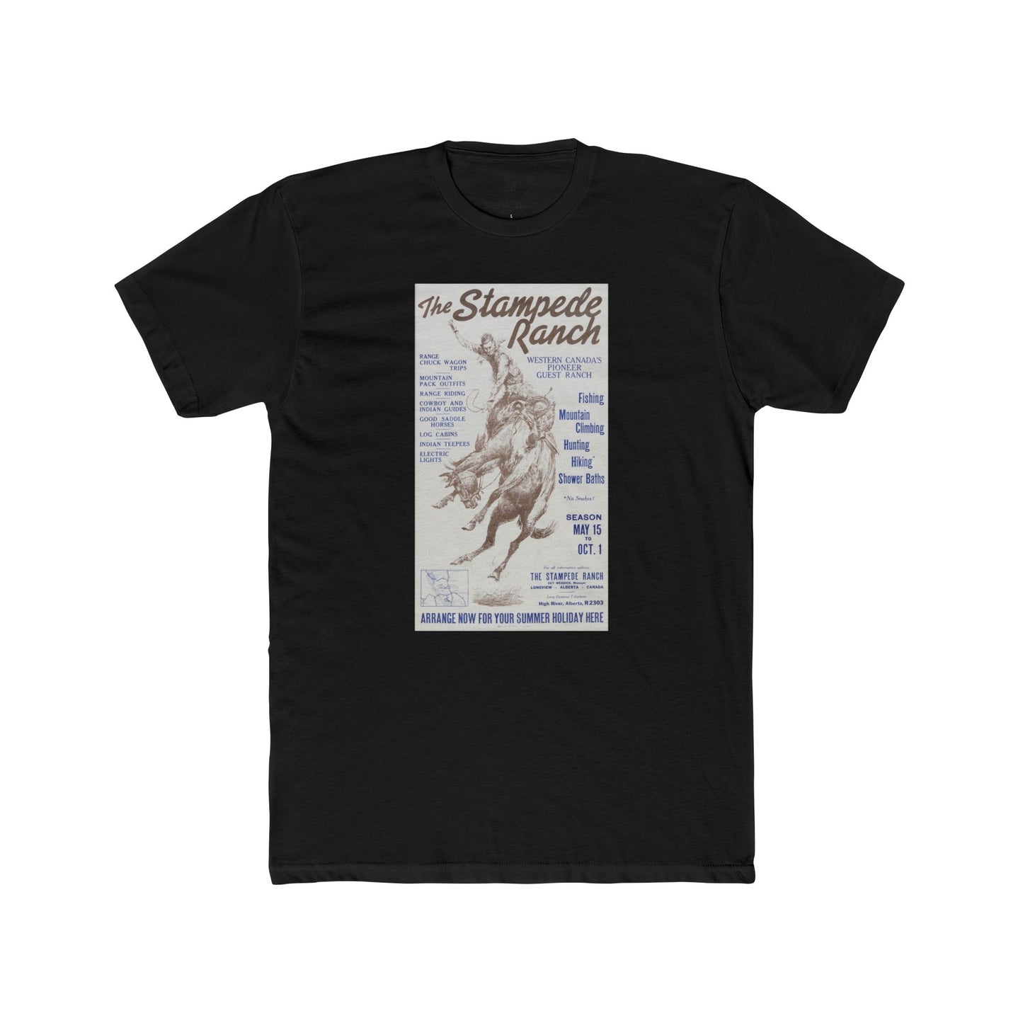 Stampede Ranch Texas Vintage Unisex Cotton Crew Tee, Texas Shirt, Gift for Texans, Graphic Tee, Casual Wear, Travel Souvenir, Retro Apparel