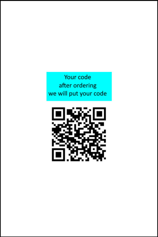 Custom Temporary Tattoos - Cruise Tip QR Code!
