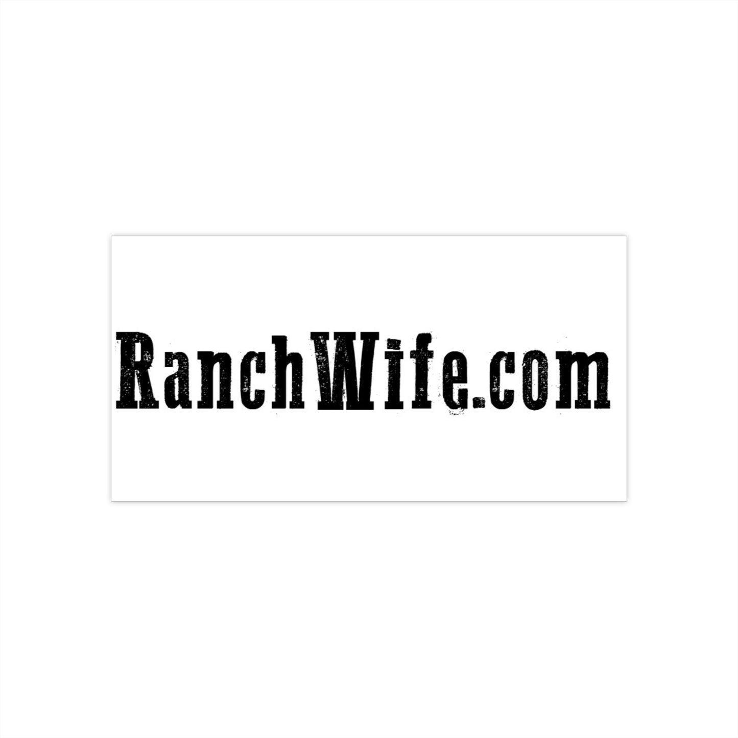 Ranch Wife Bumper Stickers, Funny Car Decals for Ranch Lovers, Farm Life Accessories, Gift for Farmers, Unique Vehicle Stickers