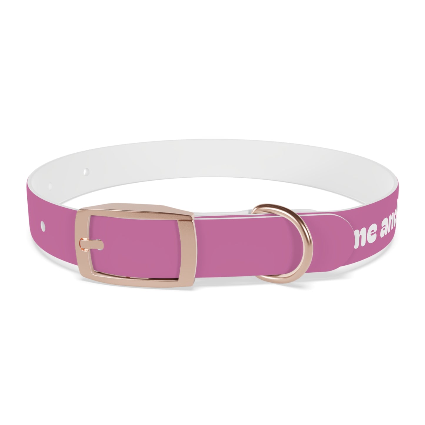Chic Dog Collar for Stylish Pets, Customizable Pet Accessory, Gift for Dog Lovers, Durable Pink Collar, Fun Pet Fashion