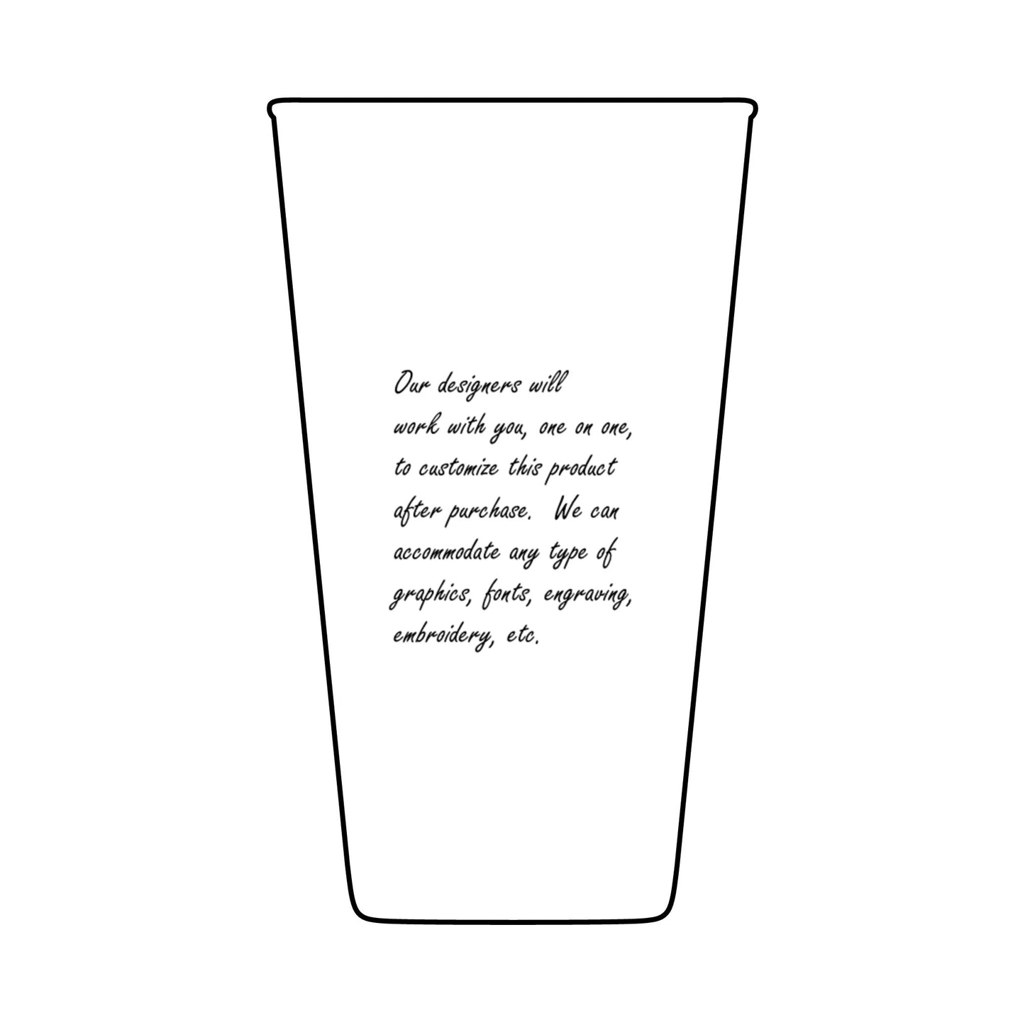Personalized Engraved Pint Mixing Glass, Custom Barware for Cocktail Lovers, Unique Gift for Weddings, Anniversaries, Birthdays