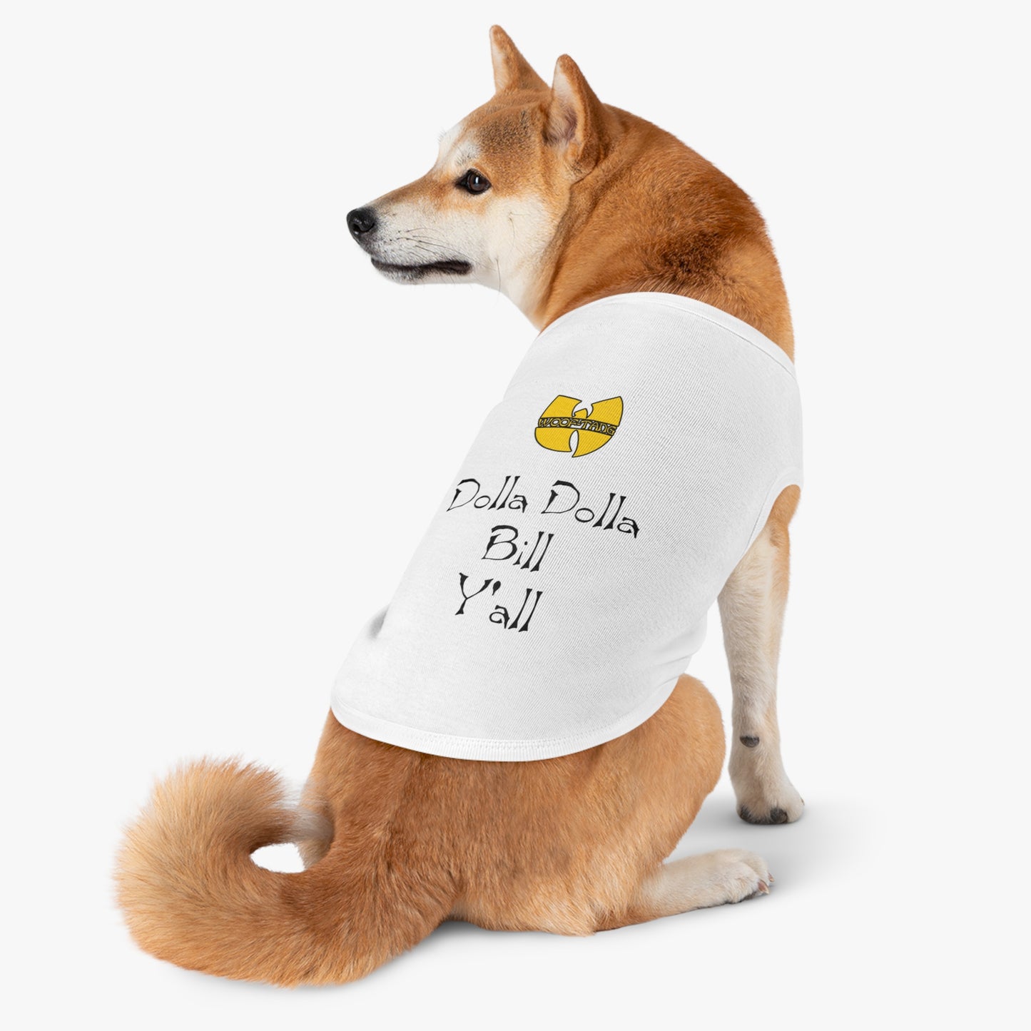 Wu-Tang Inspired Pet Tank Top, Funny Dog Apparel, Cute Canine Clothing, Pet Gift, Music Lover's Dog Shirt