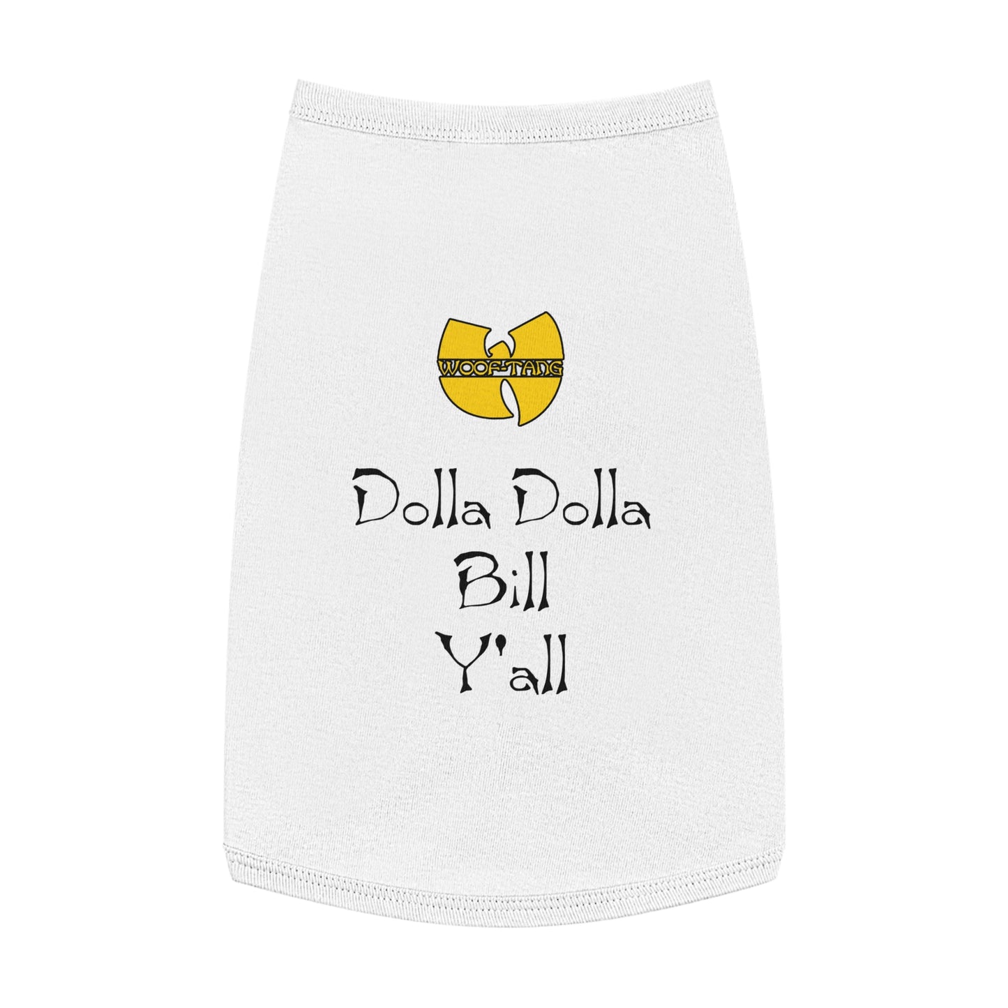 Wu-Tang Inspired Pet Tank Top, Funny Dog Apparel, Cute Canine Clothing, Pet Gift, Music Lover's Dog Shirt