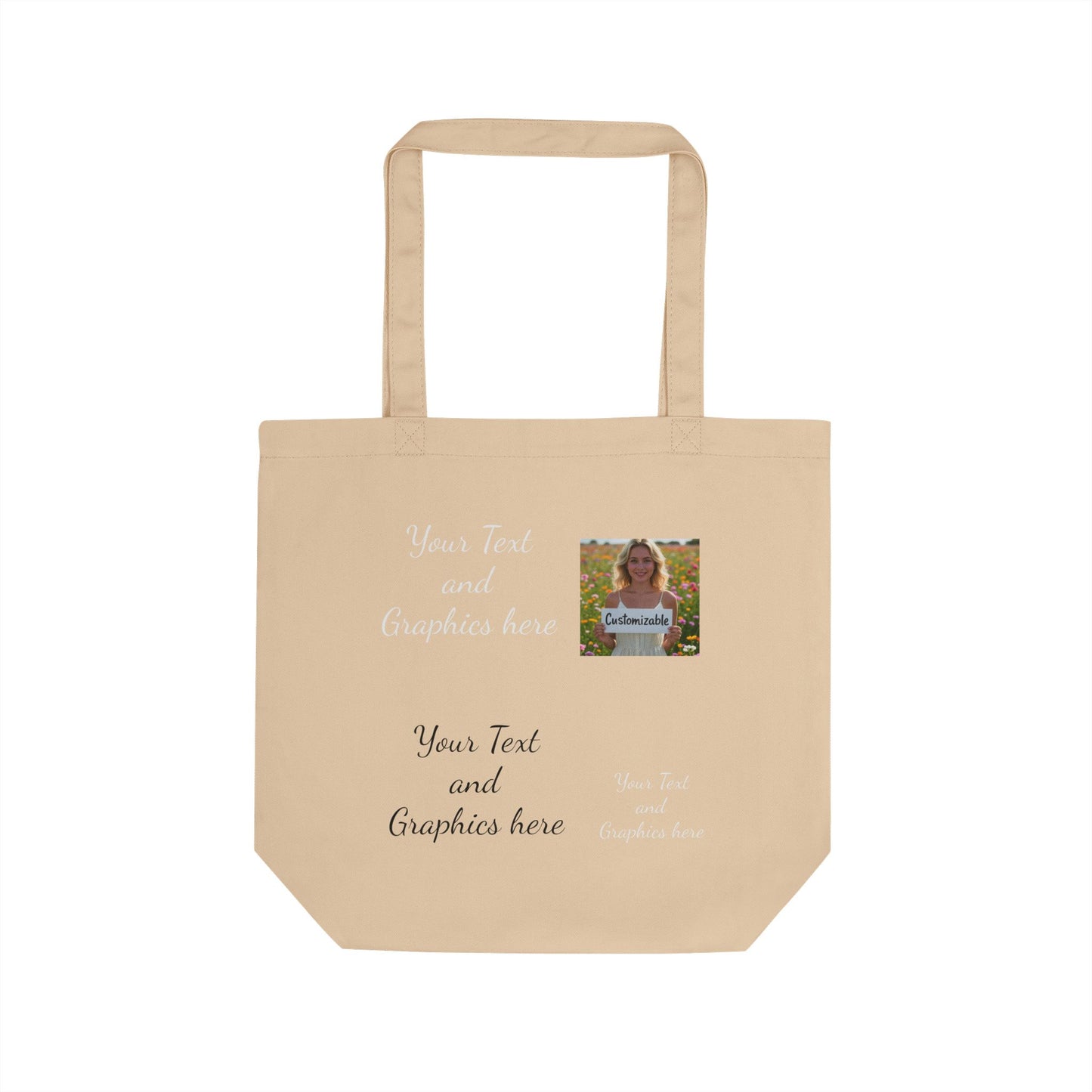 Personalized Eco Tote Bag - Customizable Bag for Gifts, Weddings, Gym Parties, Birthdays