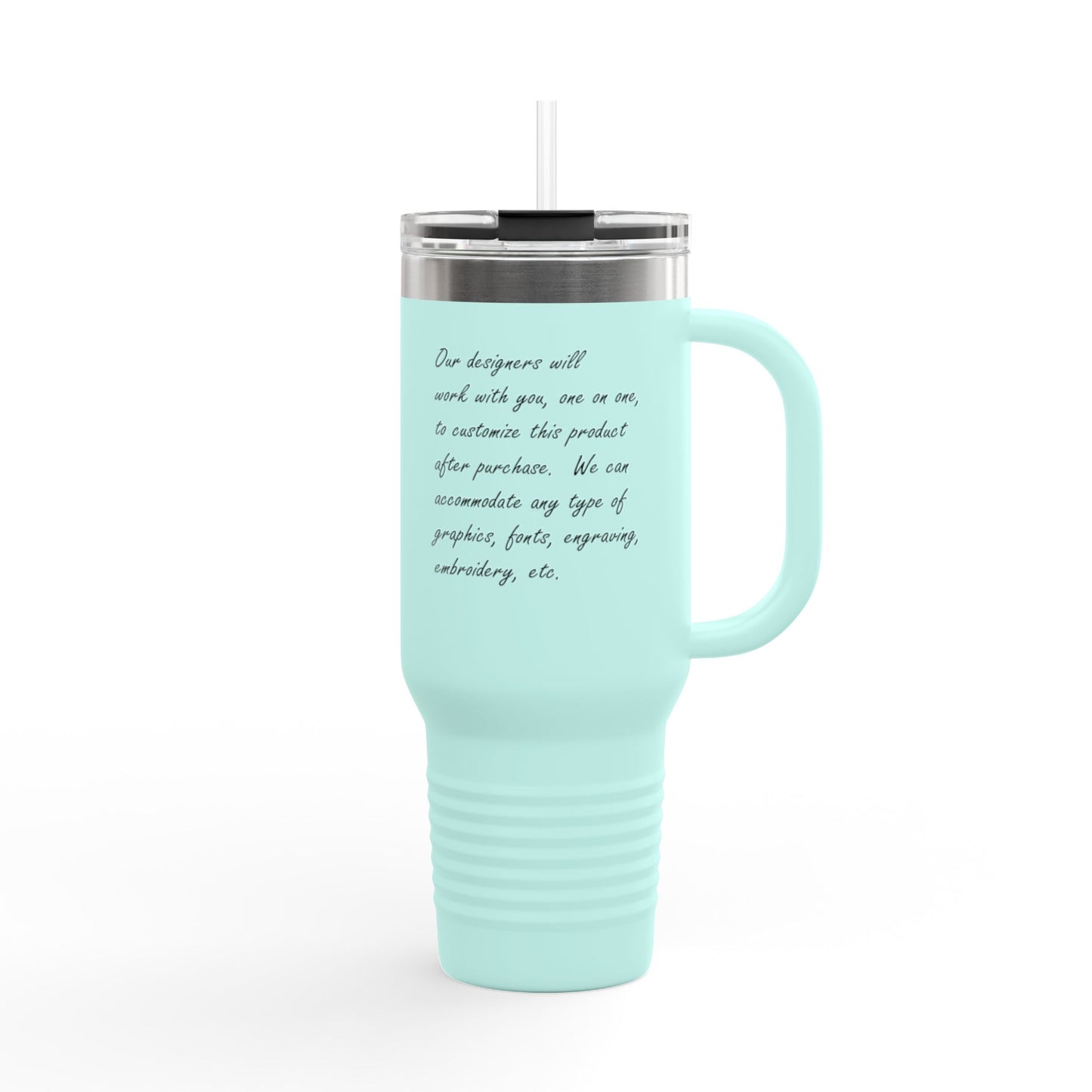 Personalized Insulated Travel Mug, 40oz - Perfect for Coffee Lovers, Great Gift for Birthdays, Holidays, Road Trips, and More
