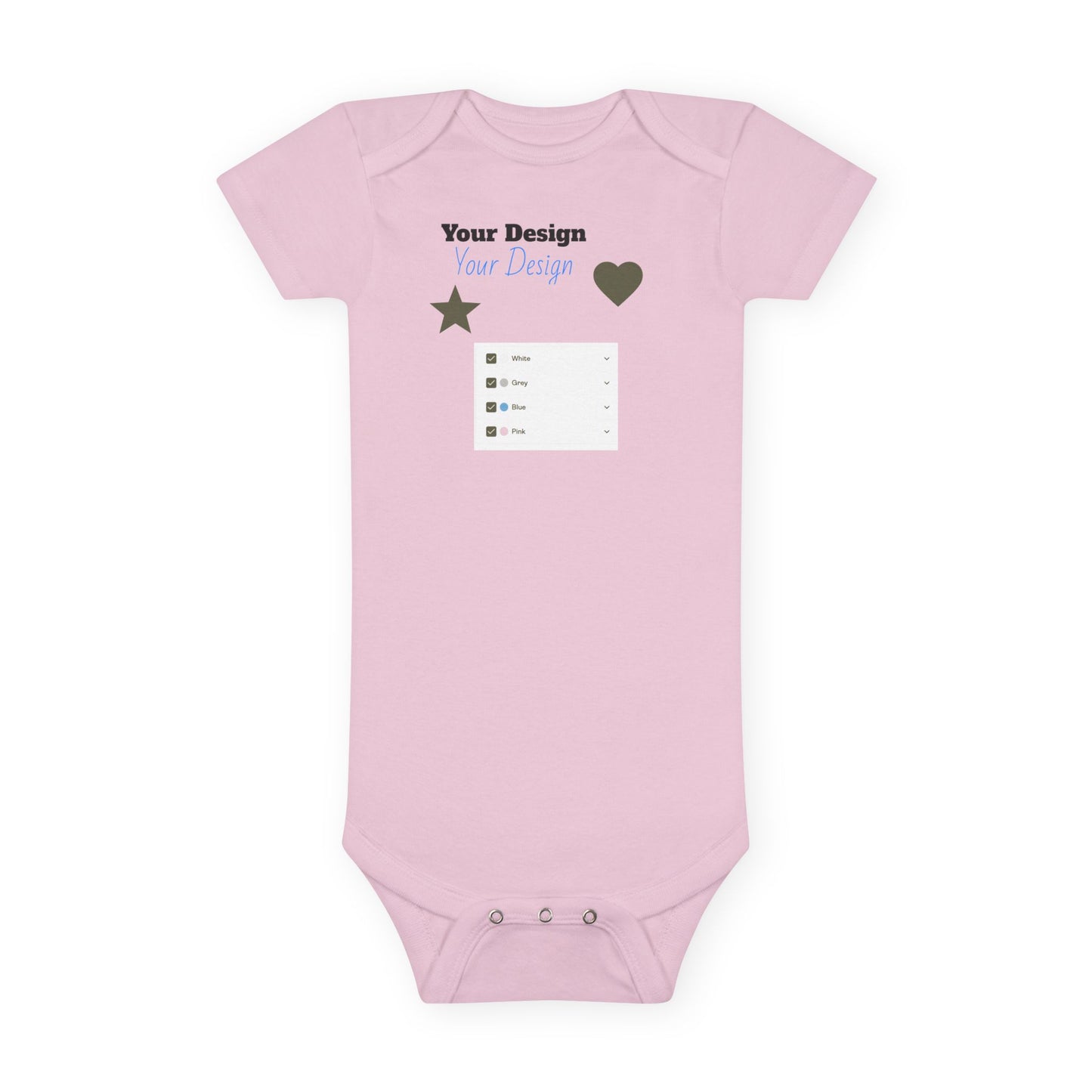 Customizable Baby Onesie, Baby Shower Gift, Newborn Outfit, Cute Baby Clothes, Family Reunion Apparel, 100% Cotton Bodysuit
