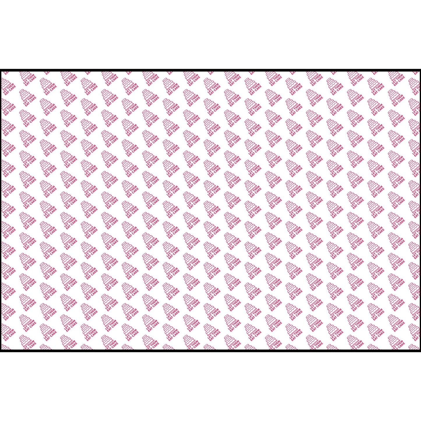Let Them Eat Cake Combed Cotton Fabric, Personalized Sewing Fabric, Quilting Material, Craft Supply, Unique Design Fabric for DIY Projects