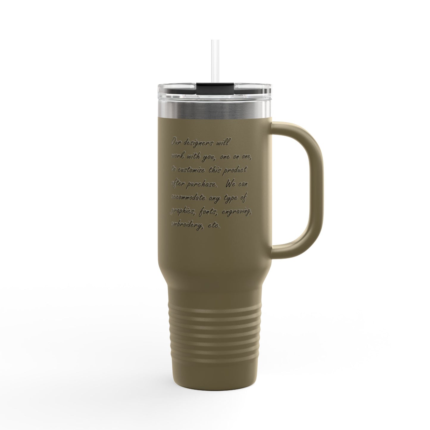 Personalized Insulated Travel Mug, 40oz - Perfect for Coffee Lovers, Great Gift for Birthdays, Holidays, Road Trips, and More
