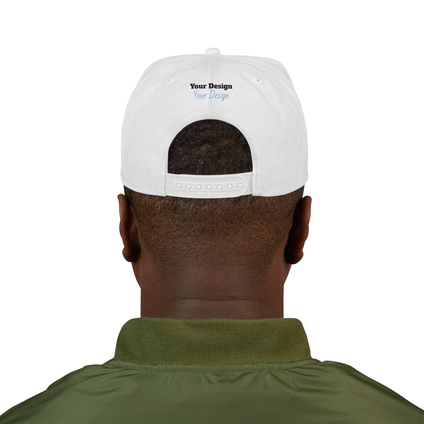 Custom Embroidered Snapback Cap, Trendy Hat, Personalized Gift, Streetwear Accessory, Unique Headwear, Gift for Him/Her OTTO Cap 125-978