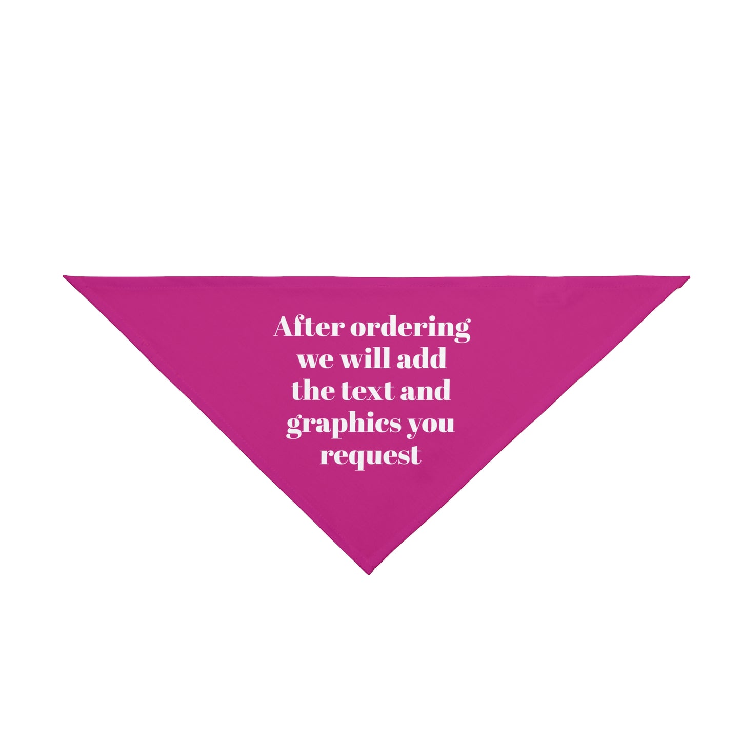 Personalized Pet Bandana for Dogs, Custom Pet Accessory, Cute Gift for Dog Lovers, Customizable Pet Apparel, Stylish Canine Fashion - Purple
