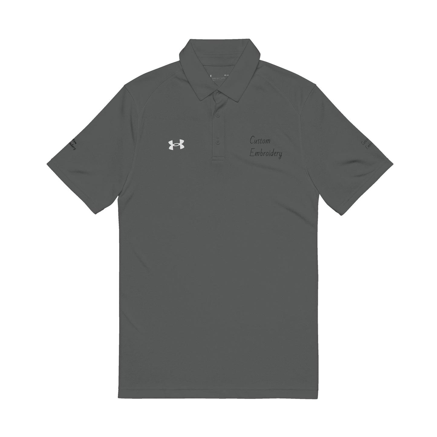 Customized Under Armour® Men's Embroidered Polo Shirt, Activewear, Casual Style, Logo and Website branding