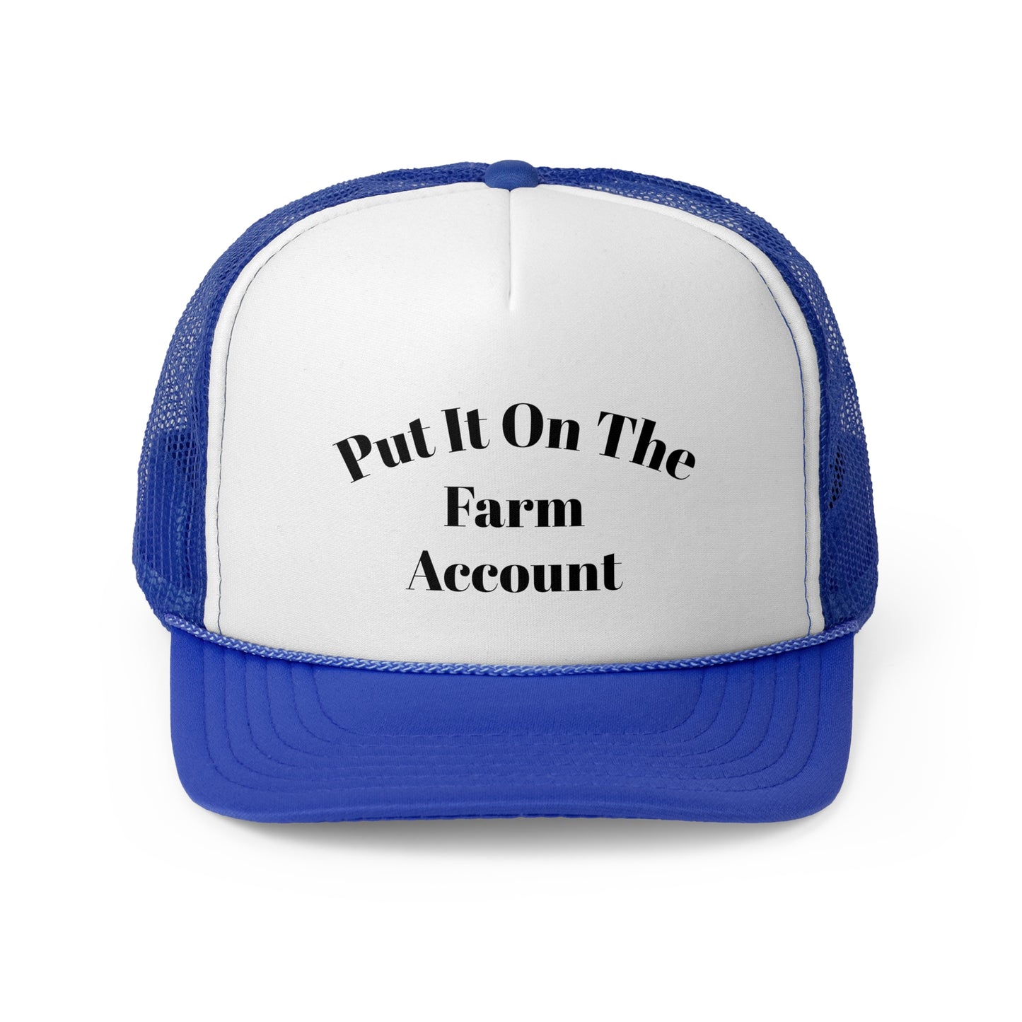 Farm Account Trucker Cap - Fun Farm Hat, Gifts for Farmers, Outdoor Adventures, Country Life, Farm-Themed Apparel