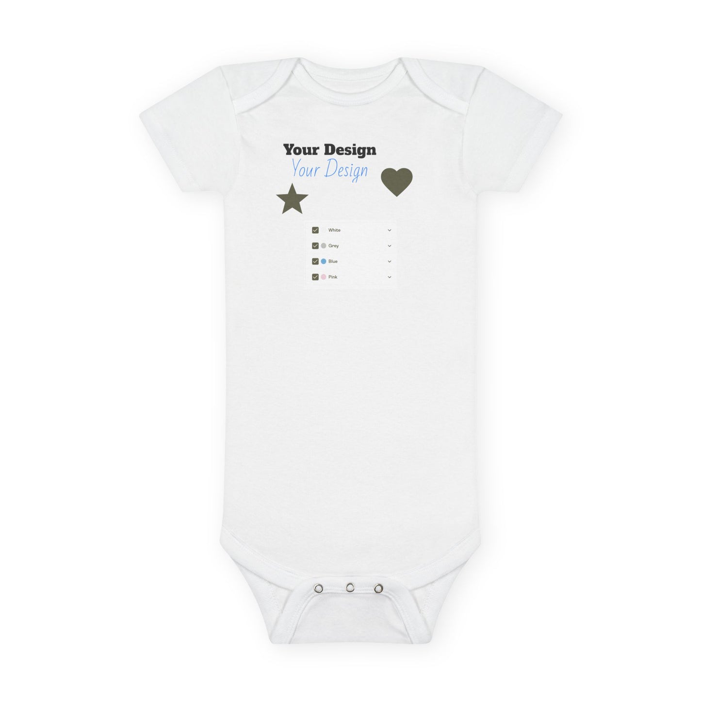 Customizable Baby Onesie, Baby Shower Gift, Newborn Outfit, Cute Baby Clothes, Family Reunion Apparel, 100% Cotton Bodysuit
