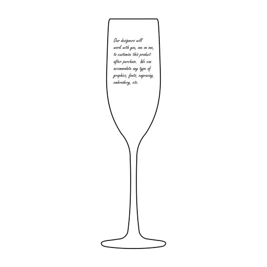 Personalized Champagne Glass, Engraved Flute, Wedding Gift, Anniversary Celebration, Toasting Glass, Custom Keepsake