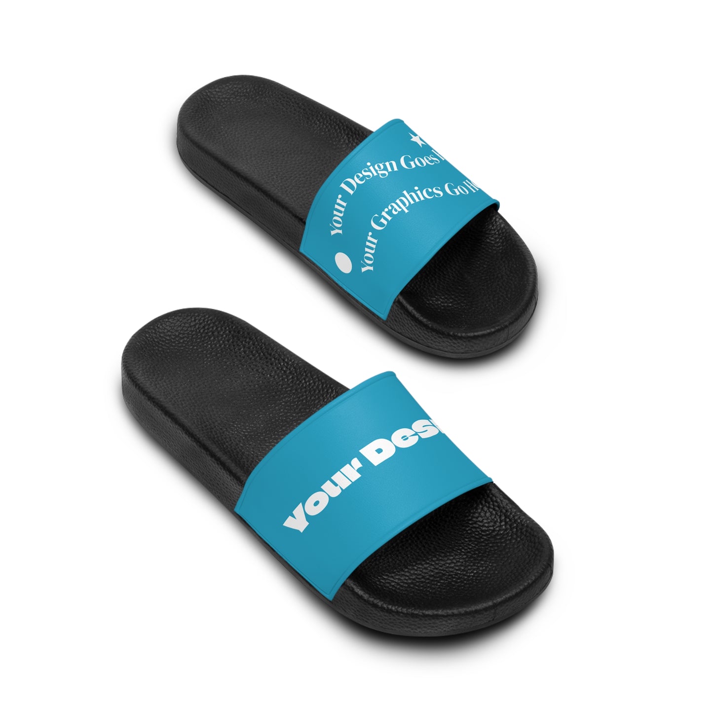 Custom / Personalizable Women's Slide Sandals | Comfortable Beach Footwear, Summer Style, Casual Outing, Vacation Essentials, Gift for Her