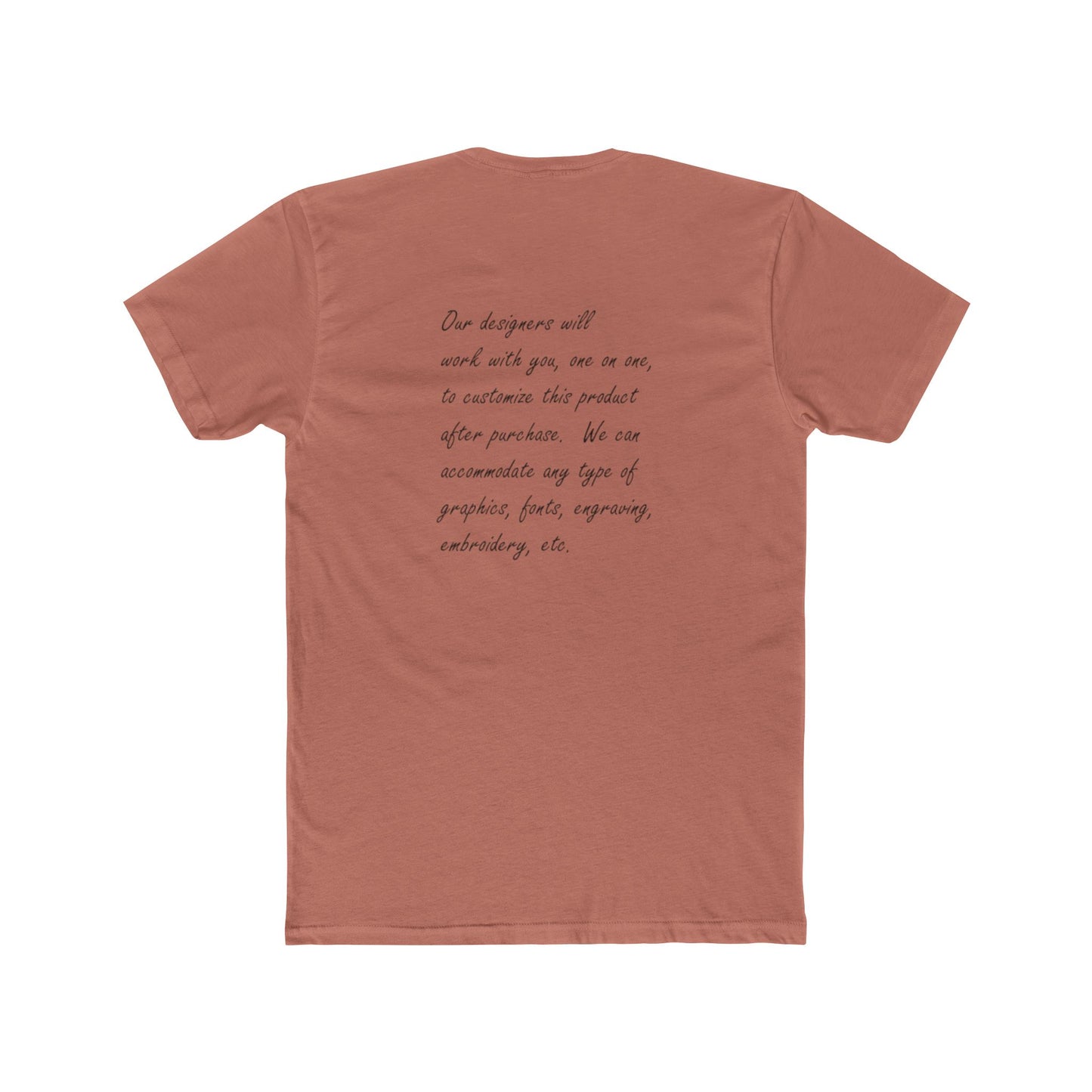 Customizable Unisex Crew Tee - perfect tshirt to highlight your event, business or brand